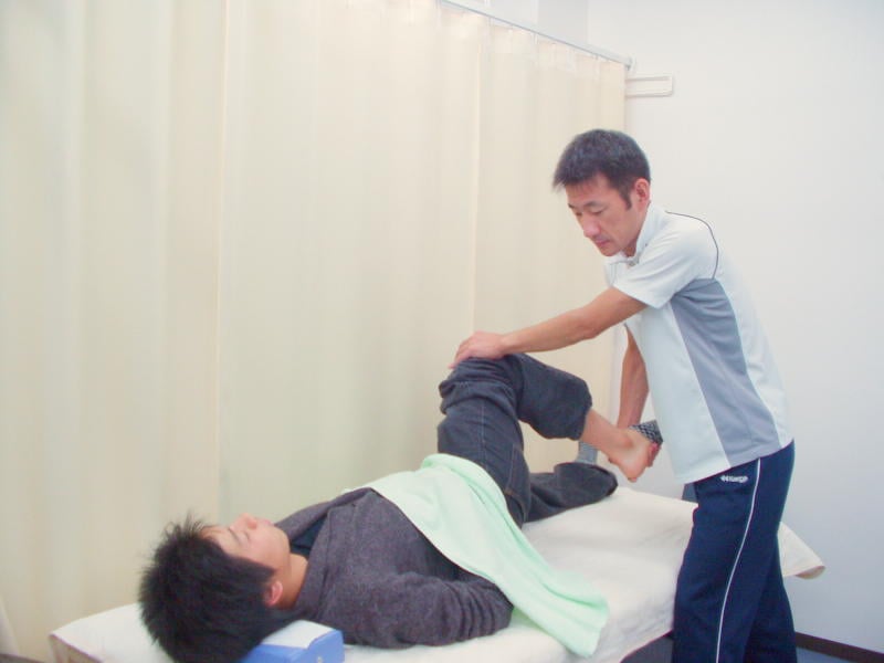 施術の様子