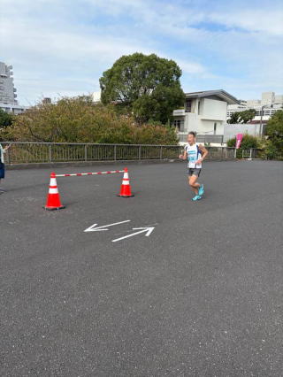 マラソン大会にて