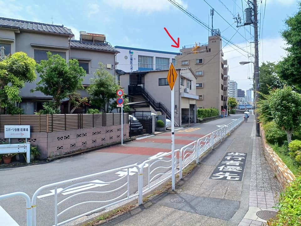 アリオ方面からの道順